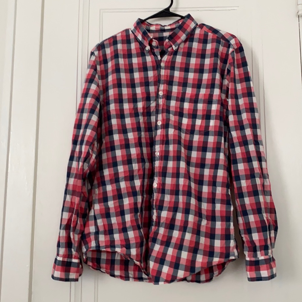 JCrew Plaid Button Down